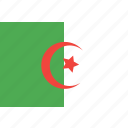 algeria, country, flag, nation, world