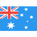 australia, country, flag, nation, world