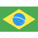 brazil, country, flag, nation, world