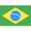 brazil, country, flag, nation, world 