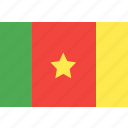 cameroon, country, flag, nation, world