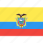 country, ecuador, flag, nation, world 