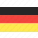 country, flag, germany, nation, world