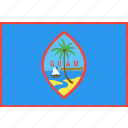 country, flag, guam, nation, world