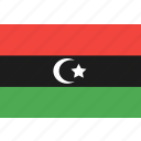 country, flag, libya, nation, world