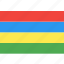 country, flag, mauritius, nation, world 