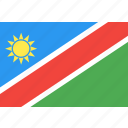country, flag, namibia, nation, world
