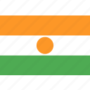 country, flag, nation, niger, world