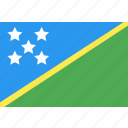 country, flag, islands, nation, solomon, world