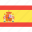country, flag, nation, spain, world 