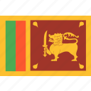country, flag, lanka, nation, sri, world