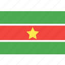 country, flag, nation, suriname, world