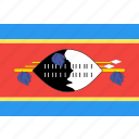 country, flag, nation, swaziland, world
