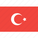 country, flag, nation, turkey, world