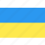 country, flag, nation, ukraine, world 