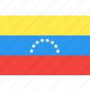 country, flag, nation, venezuela, world