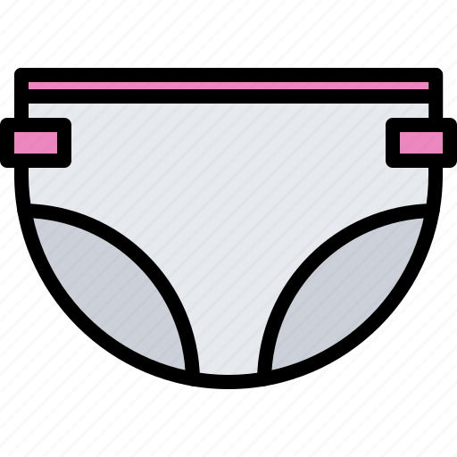 Baby, diaper, gynecology, maternity, pregnancy, underpants icon - Download on Iconfinder