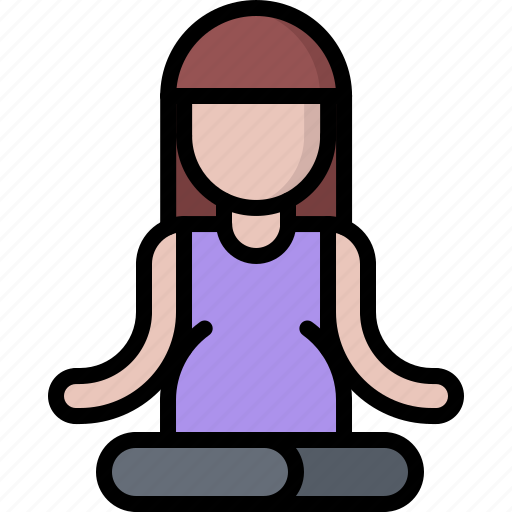 Baby, gynecology, maternity, pregnancy, woman, yoga icon - Download on Iconfinder