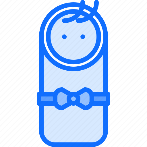 Baby, gynecology, maternity, pregnancy, swaddle, swaddled icon - Download on Iconfinder