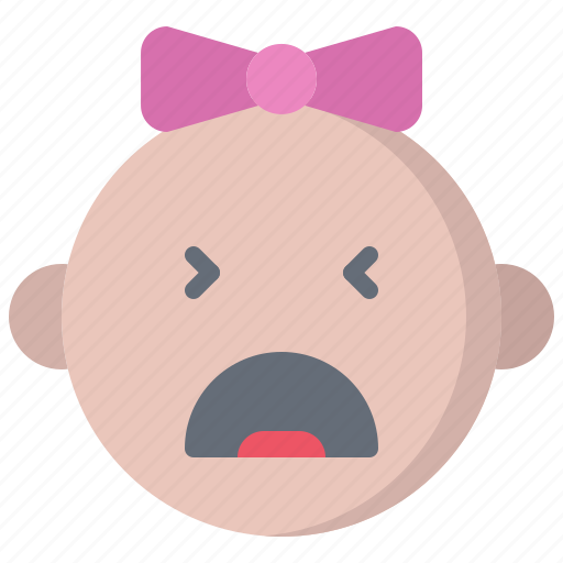 Baby, cry, girl, gynecology, maternity, pregnancy, scream icon - Download on Iconfinder