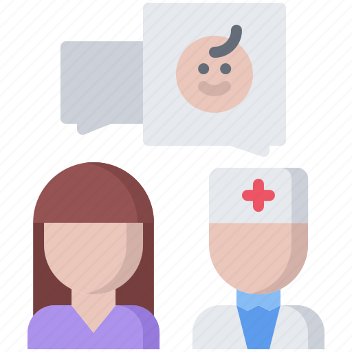 Baby, consultation, dialogue, gynecology, maternity, pregnancy, talk icon - Download on Iconfinder
