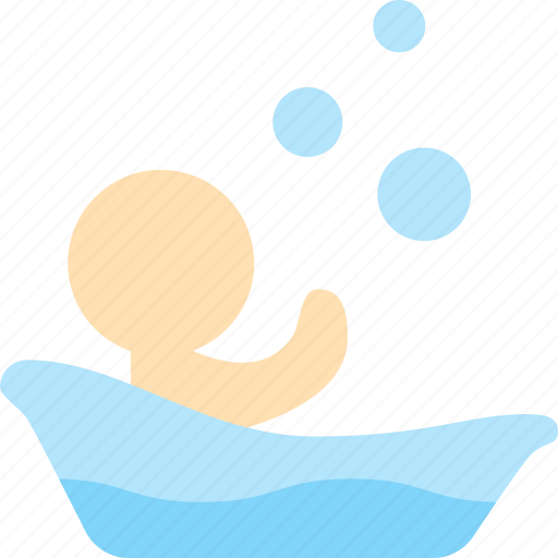 Bath, bubbles, hygiene, shower, wash icon - Download on Iconfinder