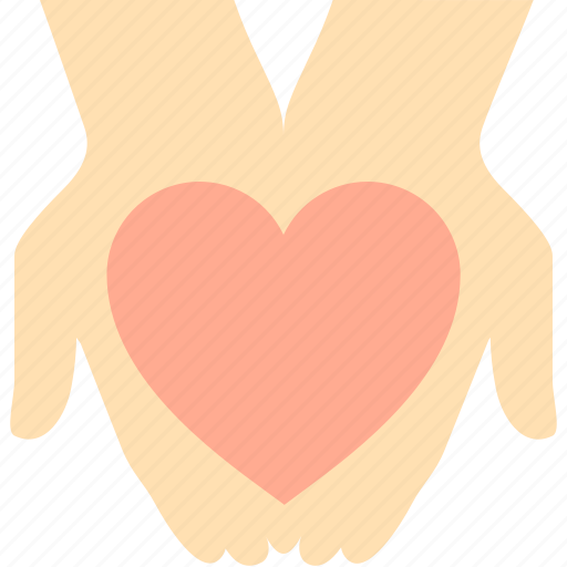Care, charity, hands, heart, love, valentine icon - Download on Iconfinder