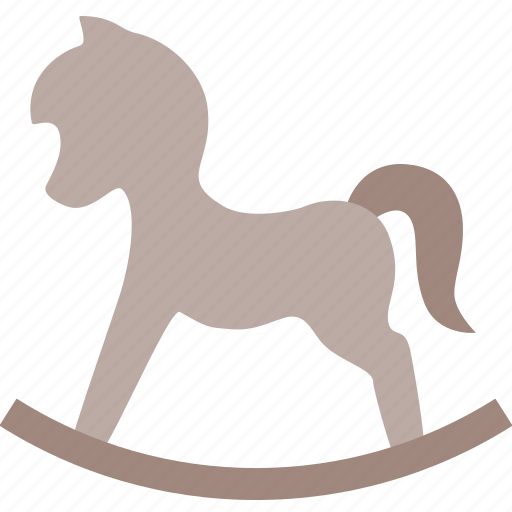 Cradle, horse, rocking horse, toy, wooden horse icon - Download on Iconfinder
