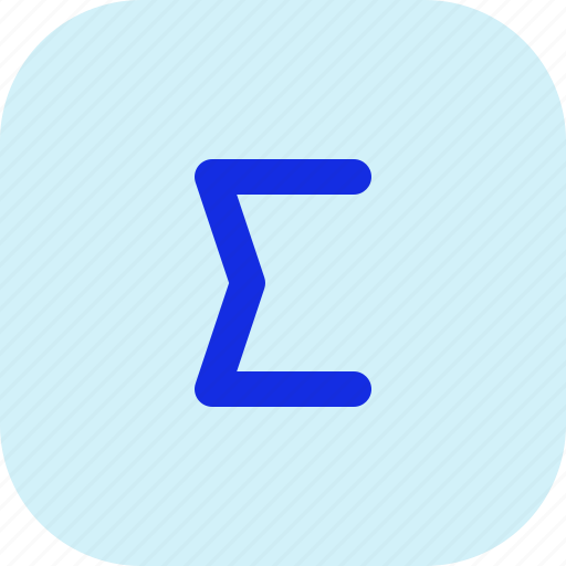 Sum, math symbol, maths, calculator, budget, accounting, calculate icon - Download on Iconfinder