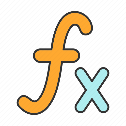 Algebra, formula, function, fx, mathematics, maths, sign icon - Download on Iconfinder