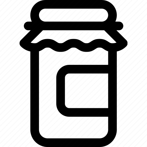 Food, glass, honey, jam, jar, storage icon - Download on Iconfinder
