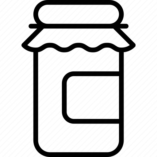 Food, glass, honey, jam, jar, storage icon - Download on Iconfinder