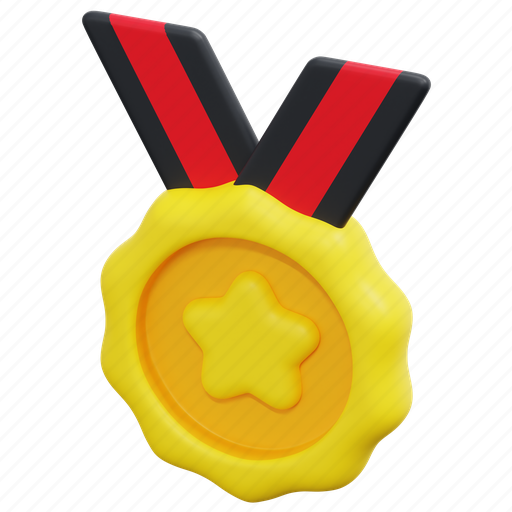 Medal, star, badge, award, prize, winner, ribbon icon - Download on Iconfinder
