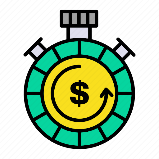 Business, clock, dollar, money, time icon - Download on Iconfinder