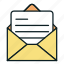 communication, email, envelope, letter, mail, message 
