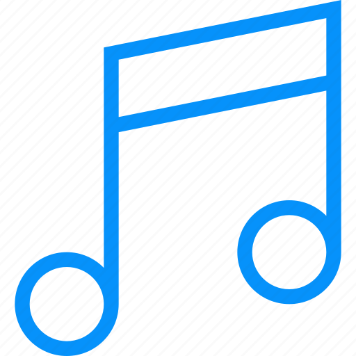 Blue, controls, media, multimedia, music, musical, notes icon - Download on Iconfinder