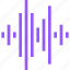 frequency, media, melody, music, party, pulse, purple, record, sound, waves 