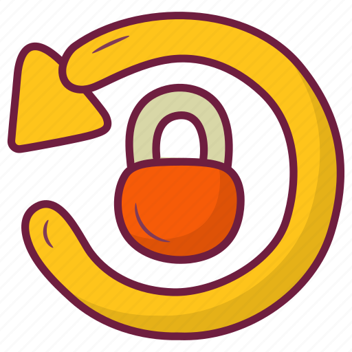 Rotate, protection, secure, padlock, password icon - Download on Iconfinder