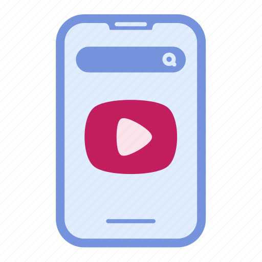 Mobile, video, internet, player, phone icon - Download on Iconfinder