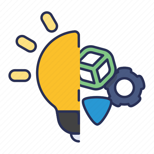 Media, creative, think, bulb, development, box, setting icon - Download on Iconfinder