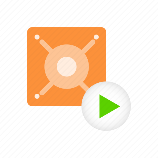 Loudspeaker, media, on, play, player, speaker, turn icon - Download on Iconfinder
