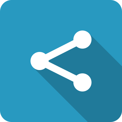 Link, linked, media, share, social icon - Free download