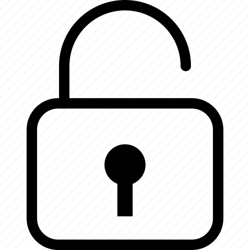 Open, unlock, unlocked, protection, safety icon - Download on Iconfinder