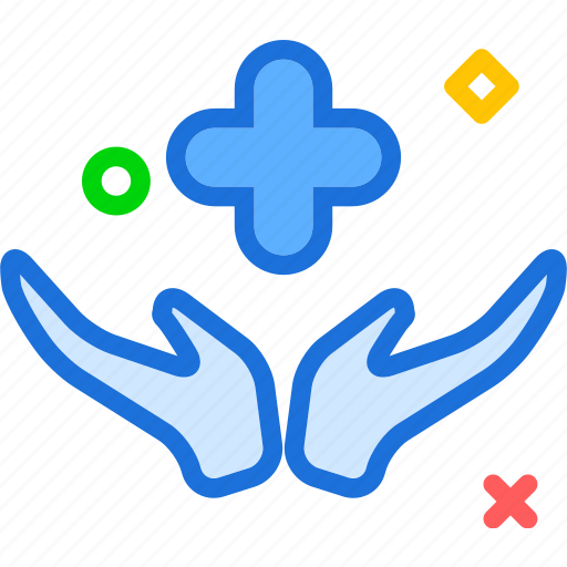 Cross, hand, health, medical, smedical icon - Download on Iconfinder
