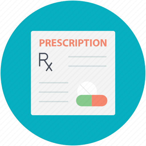 Clipboard, medical report, medications, medicine chart, prescription icon