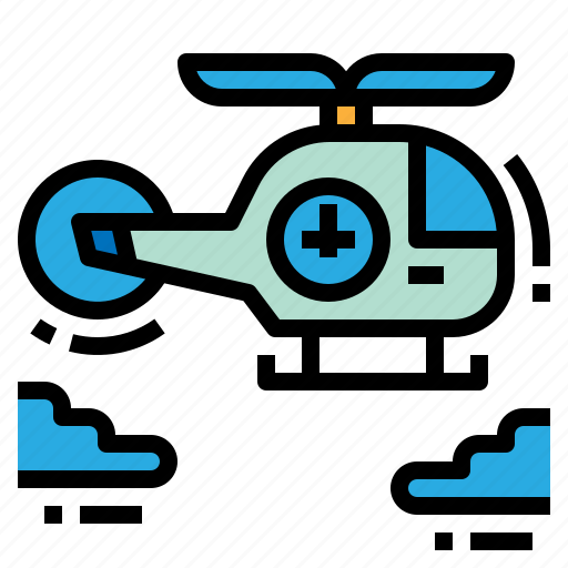 Air, helicopter, medical, service icon - Download on Iconfinder