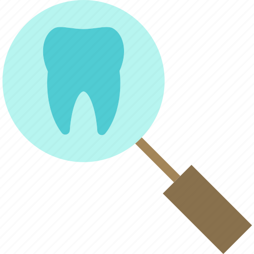 Dentist, doctor, medic, search, tooth icon - Download on Iconfinder