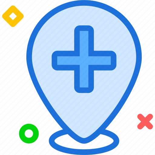 Location, map, medical, pin, point icon - Download on Iconfinder