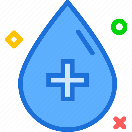 Blood, crossdroplet, health, medical icon - Download on Iconfinder