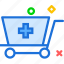 health, medical, shopcart 